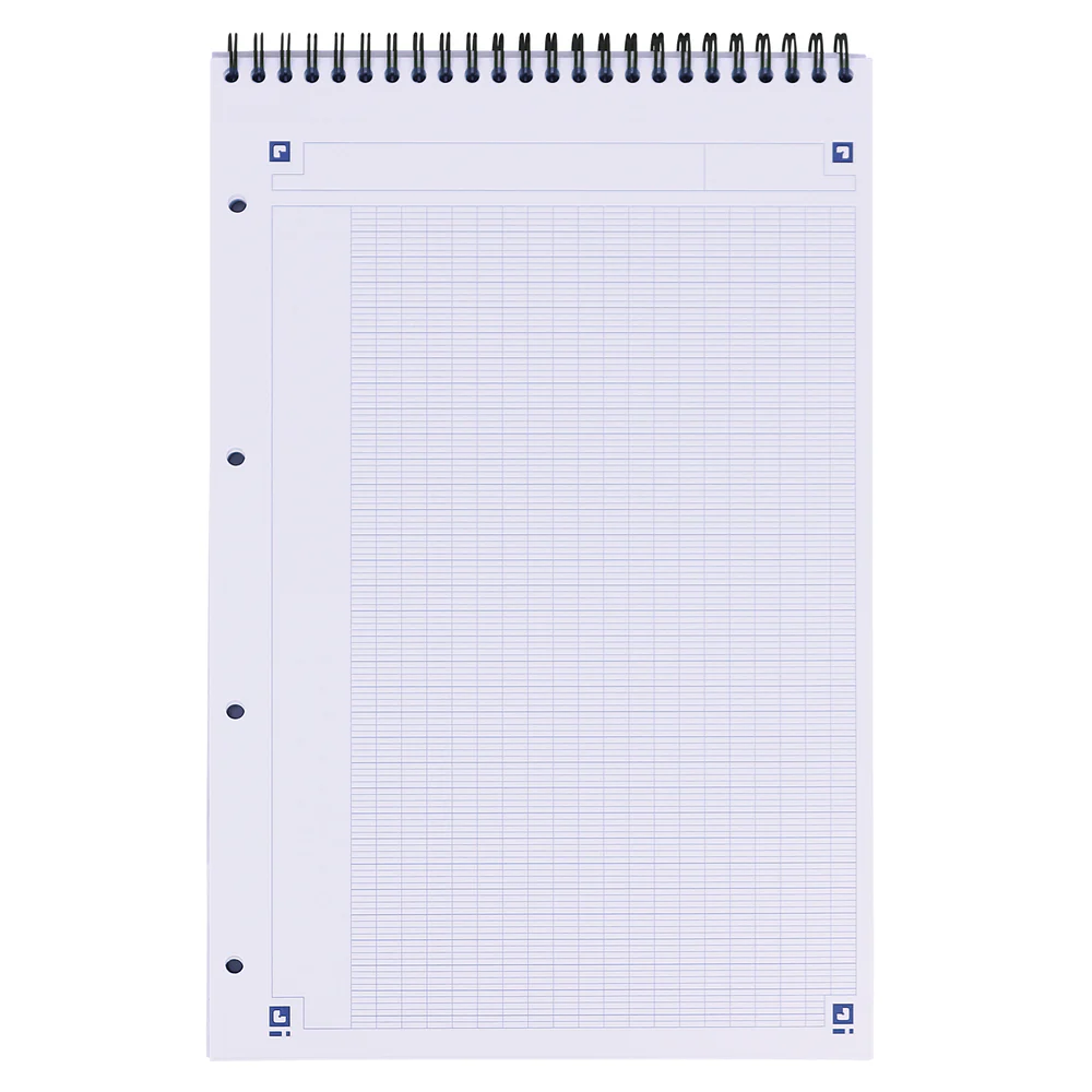 Bloc à spirales EASYNOTES OXFORD # Couverture polypro - 160 pages A4 détachables - grands carreaux - Image 21