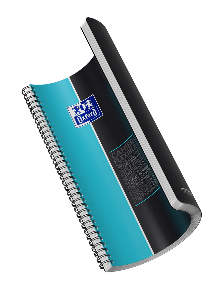 Cahier à spirales MyNOTES OXFORD # Couverture cartonnée souple - 160 pages A4 détachables - petits carreaux - Image 14