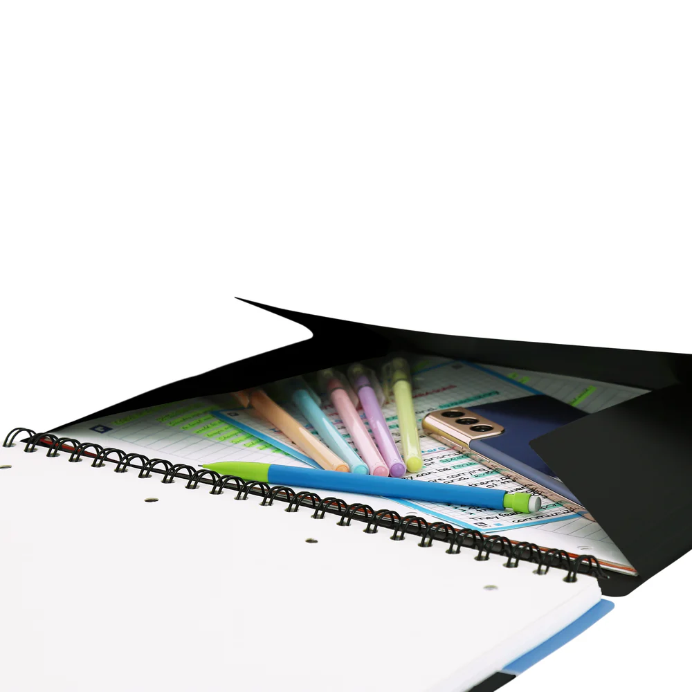 Cahier à spirales NOMADBOOK OXFORD # Couverture polypro - 160 pages A4 détachables - ligné - Image 15