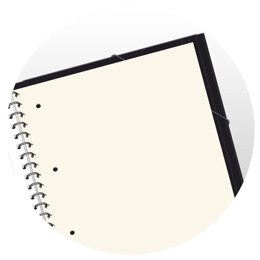Cahier à spirales NOMADBOOK OXFORD # Couverture polypro - 160 pages A4 détachables - petits carreaux - Image 36