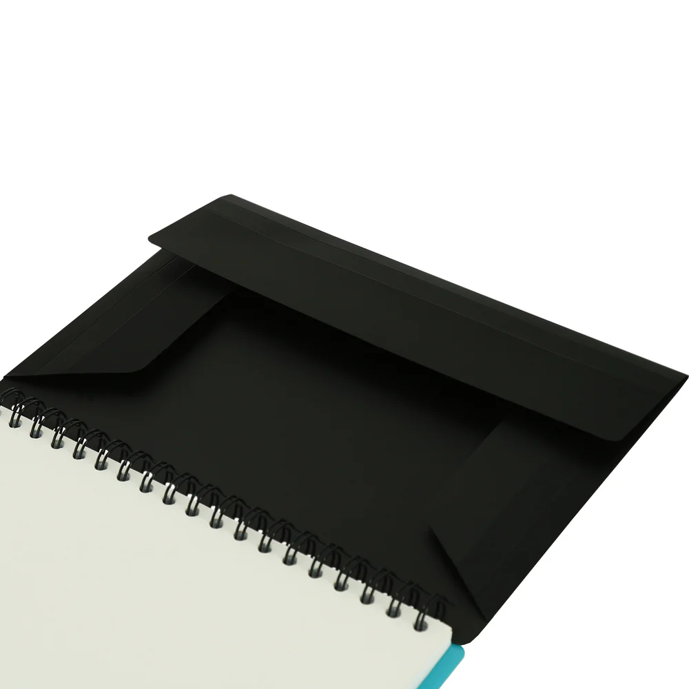 Cahier à spirales NOMADBOOK OXFORD # Couverture polypro - 160 pages A4 détachables - petits carreaux - Image 42