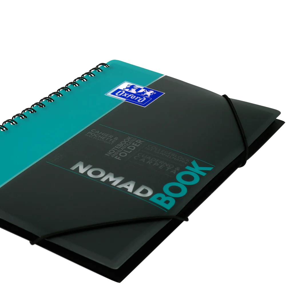 Cahier à spirales NOMADBOOK OXFORD # Couverture polypro - 160 pages B5 (17,6x25cm) - grands carreaux - Image 21