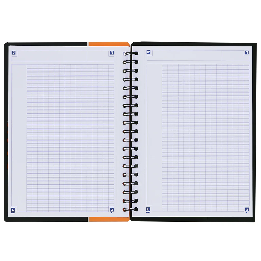 Cahier à spirales NOMADBOOK OXFORD # Couverture polypro - 160 pages B5 (17,6x25cm) - grands carreaux - Image 24