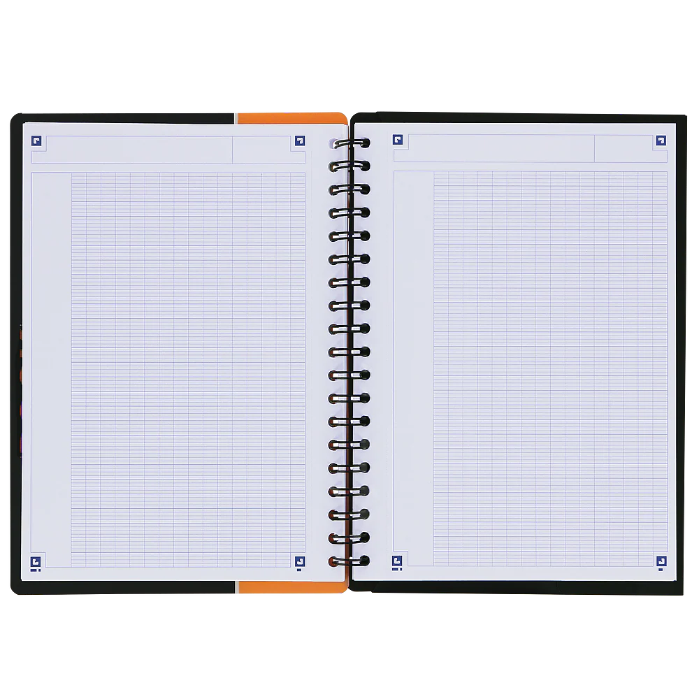 Cahier à spirales NOMADBOOK OXFORD # Couverture polypro - 160 pages B5 (17,6x25cm) - grands carreaux - Image 35