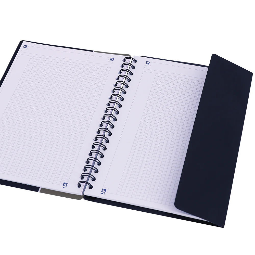 Cahier à spirales NOMADBOOK OXFORD # Couverture polypro - 160 pages B5 (17,6x25cm) - petits carreaux - Image 5