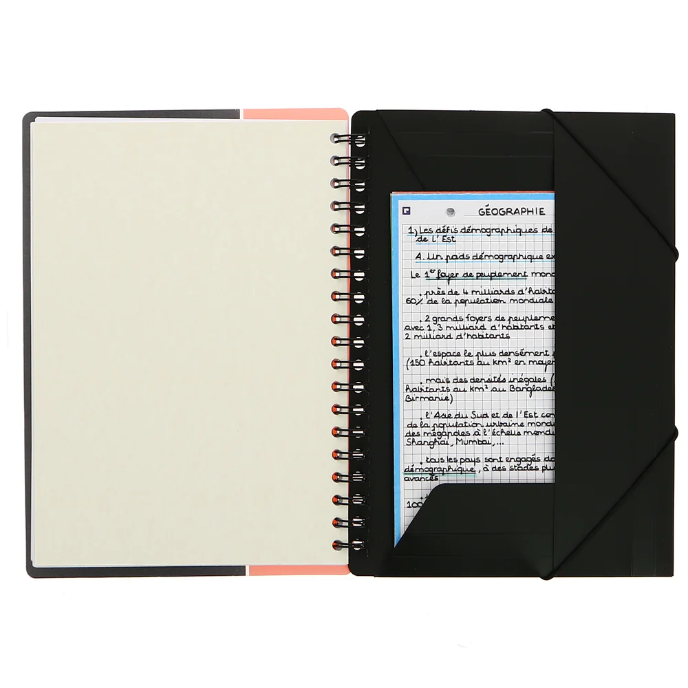 Cahier à spirales NOMADBOOK OXFORD # Couverture polypro - 160 pages B5 (17,6x25cm) - petits carreaux - Image 8