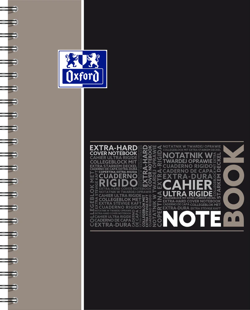 Cahier à spirales NOTEBOOK OXFORD # Couverture rigide - 160 pages A4 détachables - ligné - Image 7