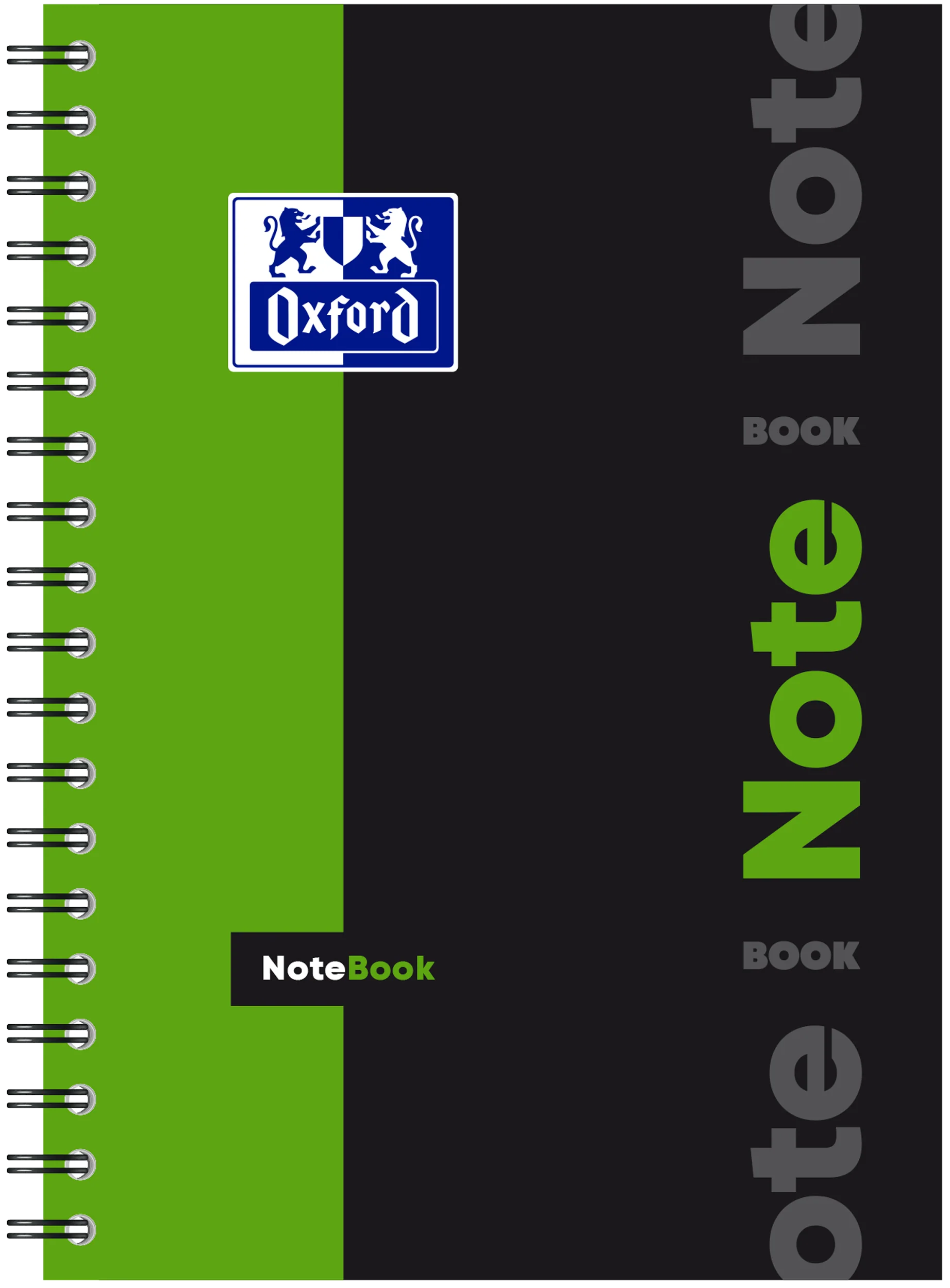 Cahier à spirales NOTEBOOK OXFORD # Couverture rigide - 160 pages B5 (17,6x25cm) - ligné