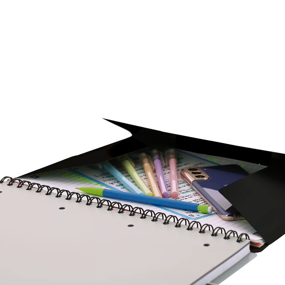 Cahier à spirales ORGANISER BOOK OXFORD # Couverture polypro - 160 pages A4 détachables - grands carreaux - Image 22