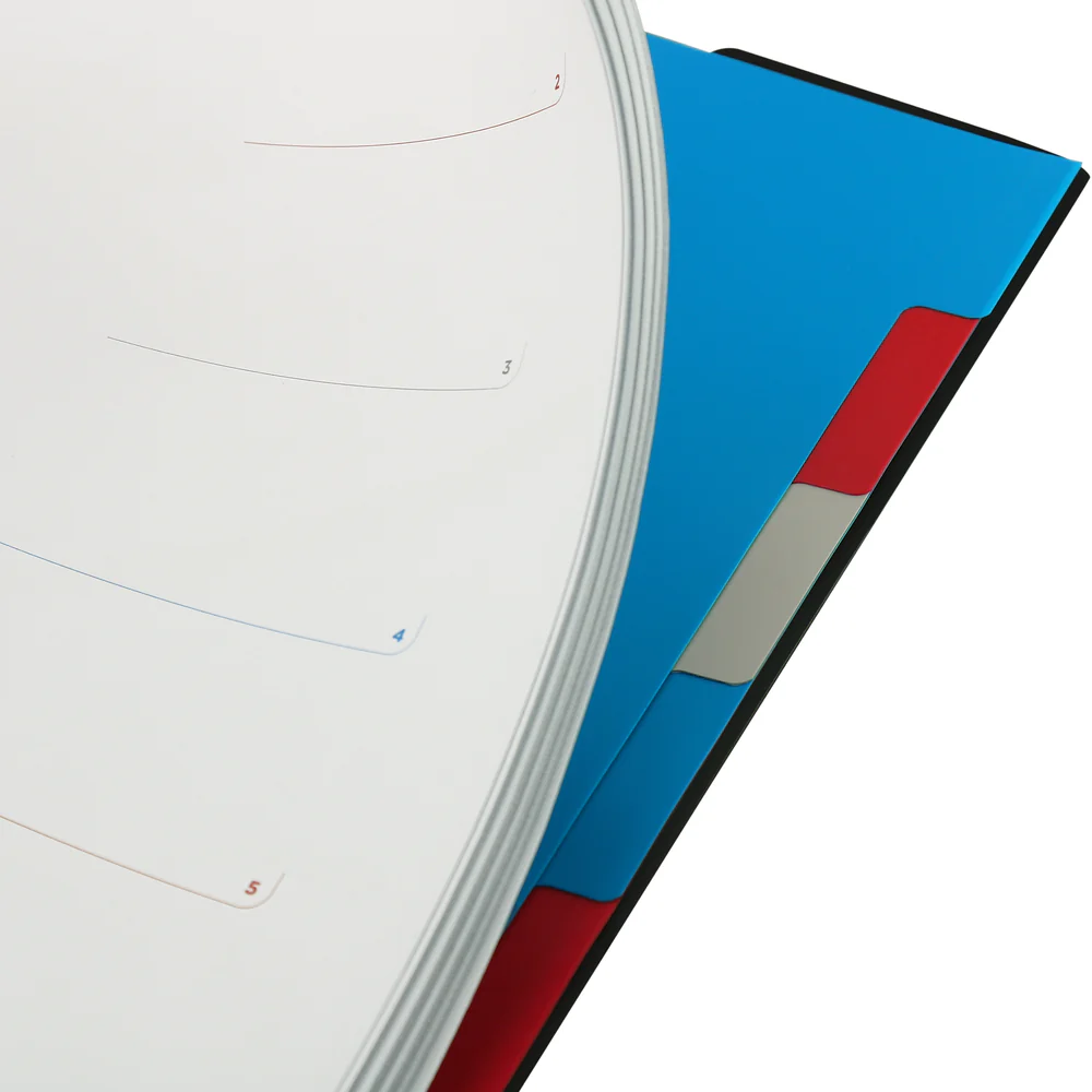 Cahier à spirales ORGANISER BOOK OXFORD # Couverture polypro - 160 pages A4 détachables - grands carreaux - Image 4