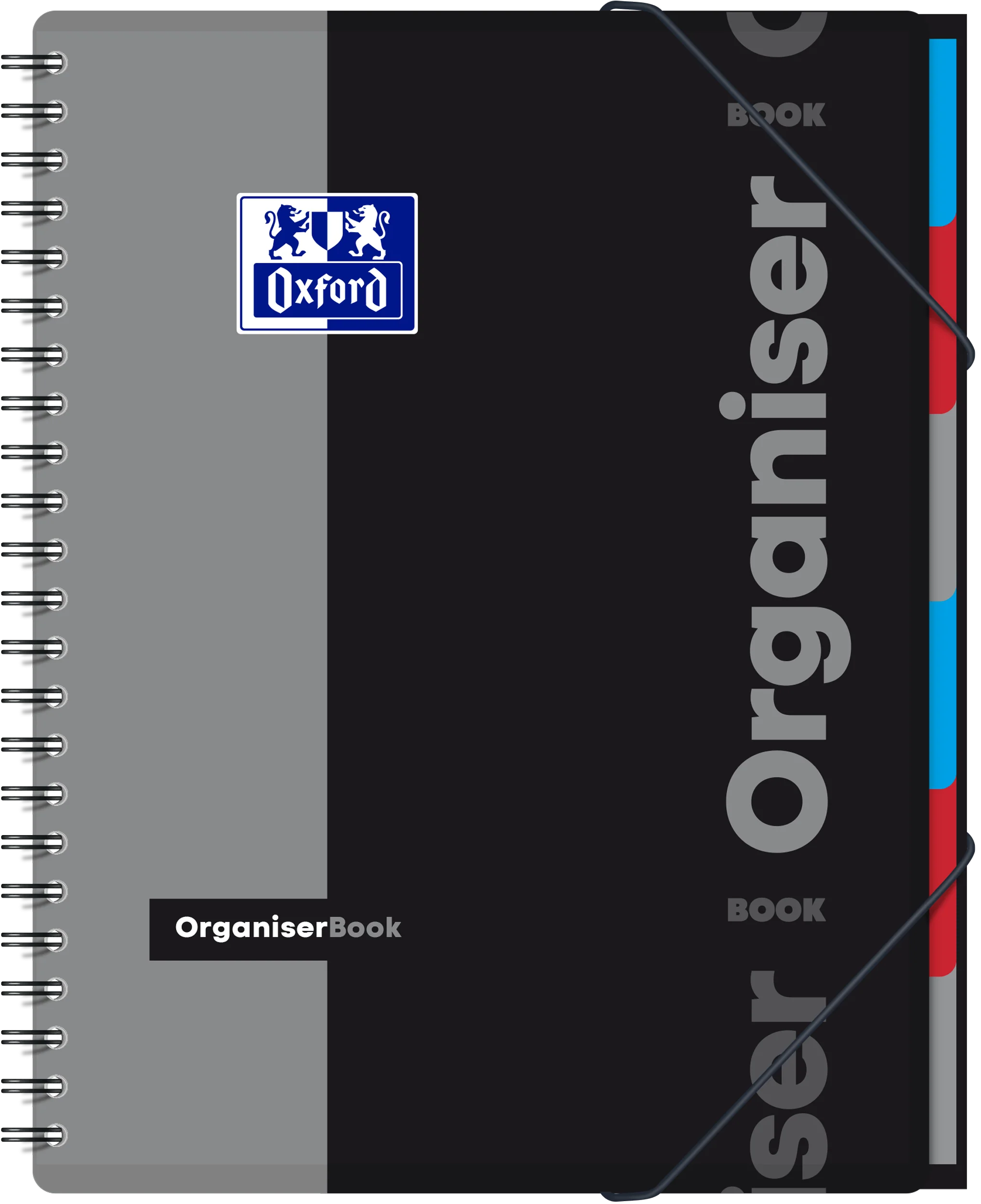 Cahier à spirales ORGANISER BOOK OXFORD # Couverture polypro - 160 pages A4 détachables - grands carreaux - Image 43