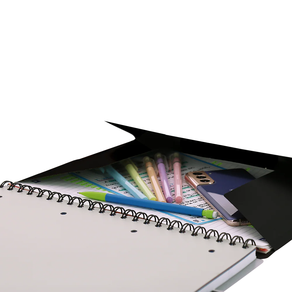 Cahier à spirales ORGANISER BOOK OXFORD # Couverture polypro - 160 pages A4 détachables - grands carreaux - Image 55