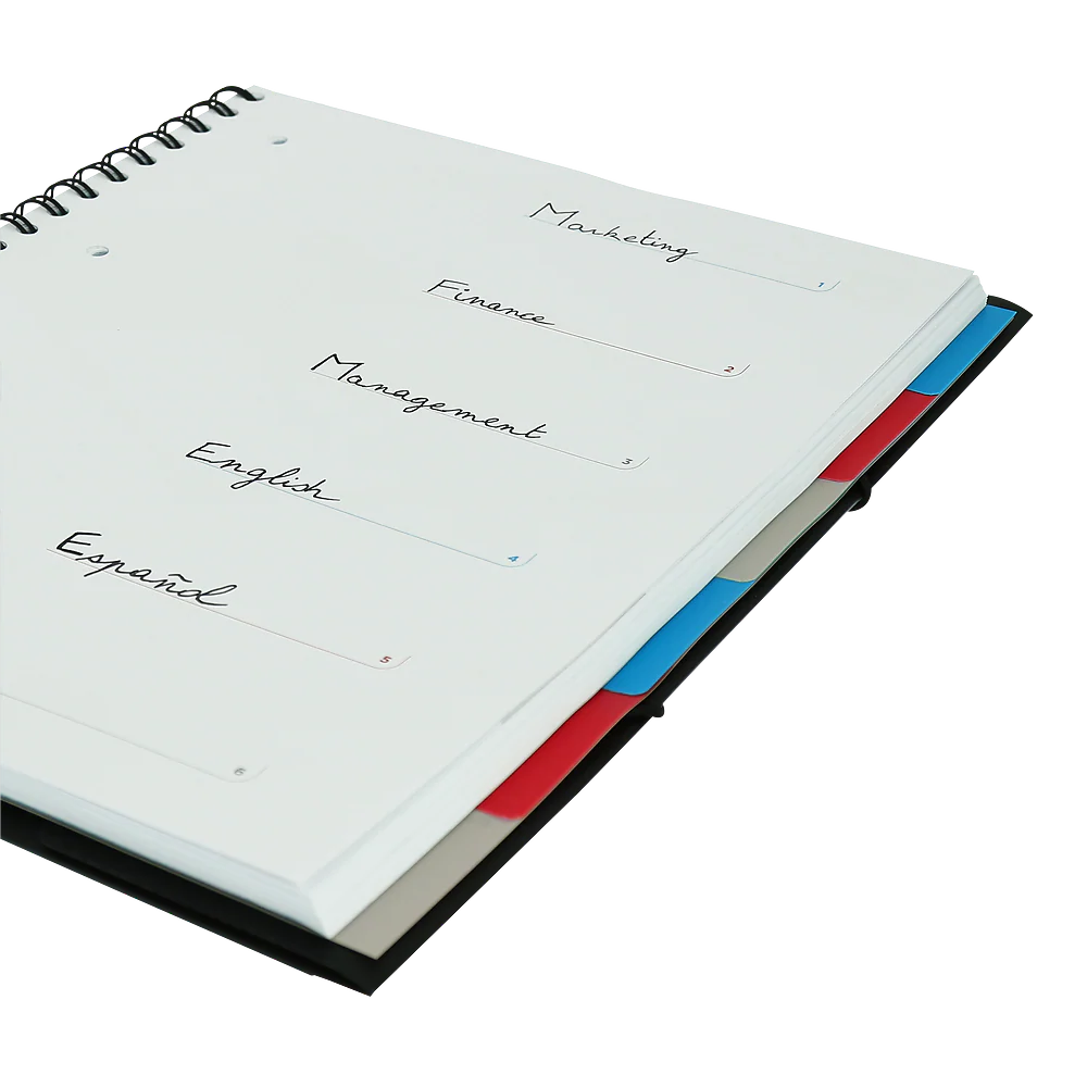 Cahier à spirales ORGANISER BOOK OXFORD # Couverture polypro - 160 pages A4 détachables - grands carreaux - Image 57