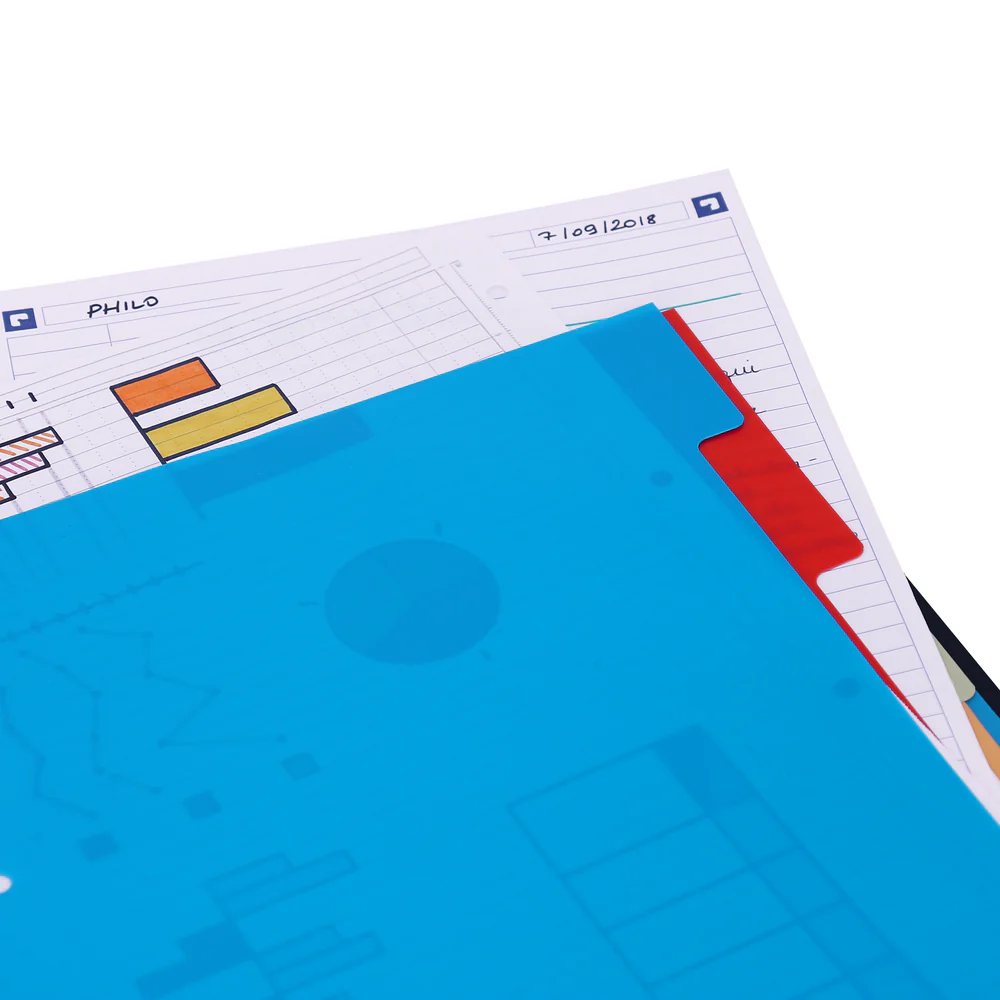 Cahier à spirales ORGANISER BOOK OXFORD # Couverture polypro - 160 pages A4 détachables - ligné - Image 36