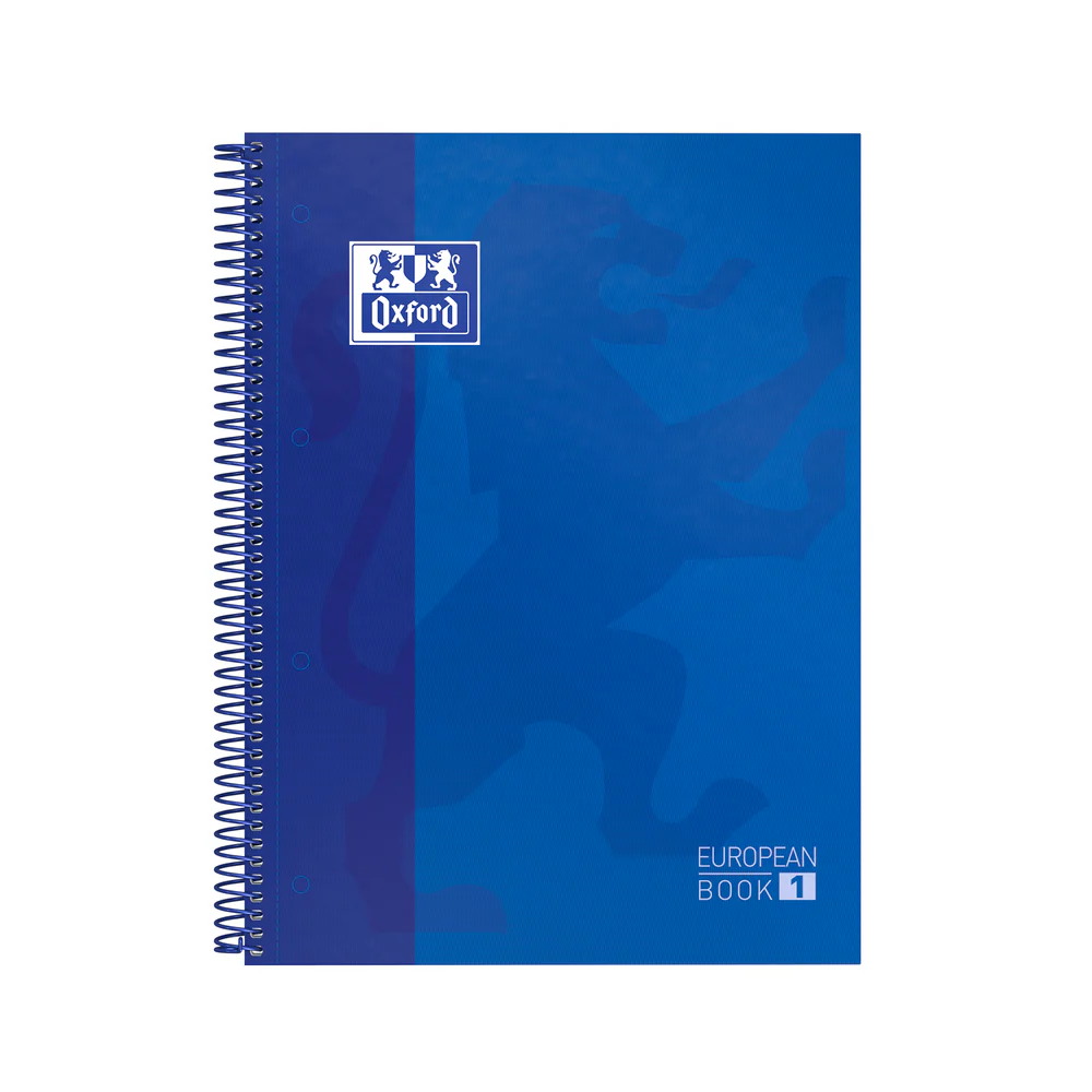 Cahier à spirales European Book OXFORD # Couverture rigide - 160 pages/80 feuilles A4 détachables - petits carreaux - Image 45