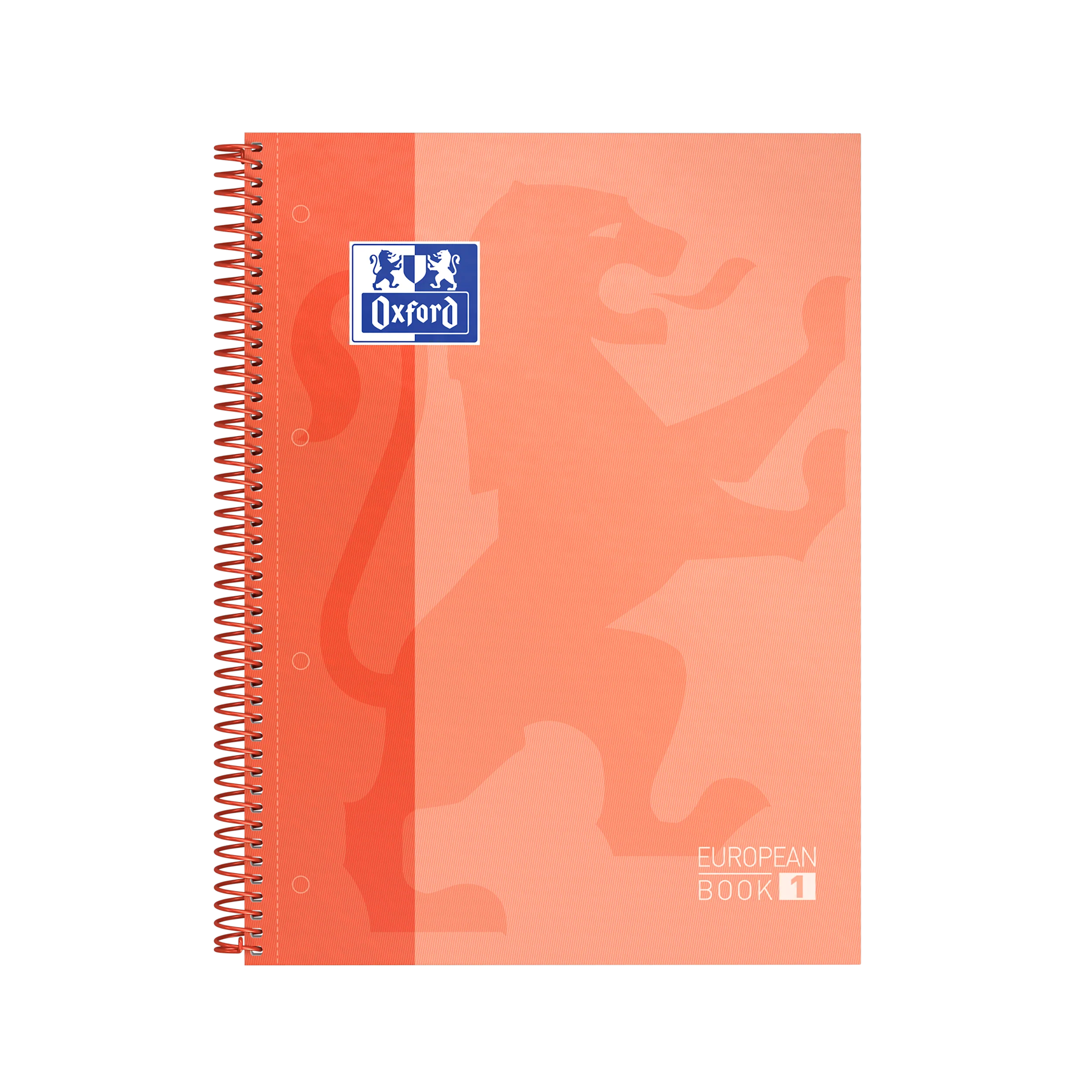 Cahier à spirales European Book OXFORD # Couverture rigide - 160 pages/80 feuilles A4 détachables - petits carreaux - Image 5