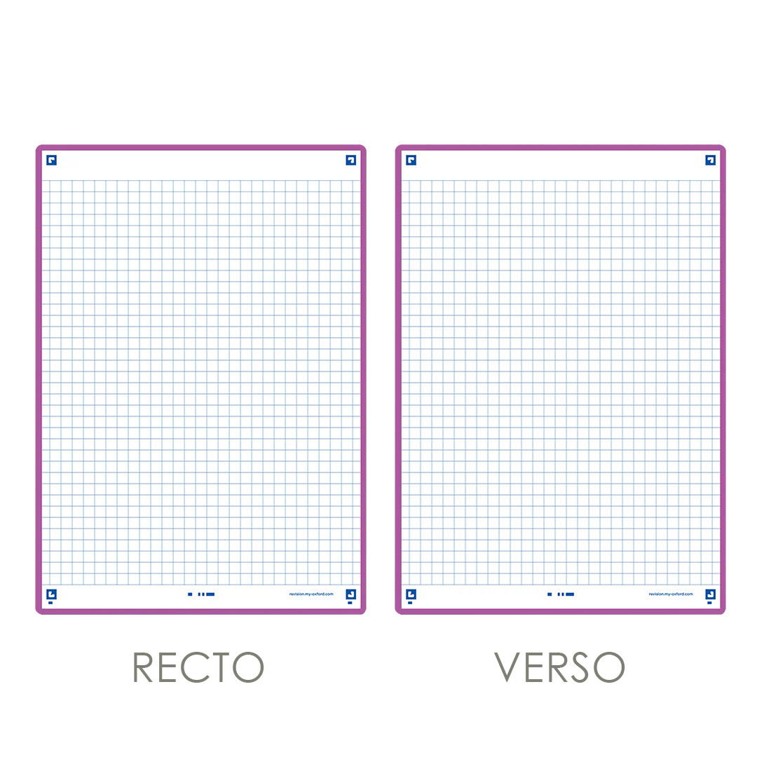 Fiches Bristol REVISION 2.0 OXFORD # 50 fiches de révision 14,8 x 21 cm - petits carreaux - Image 17