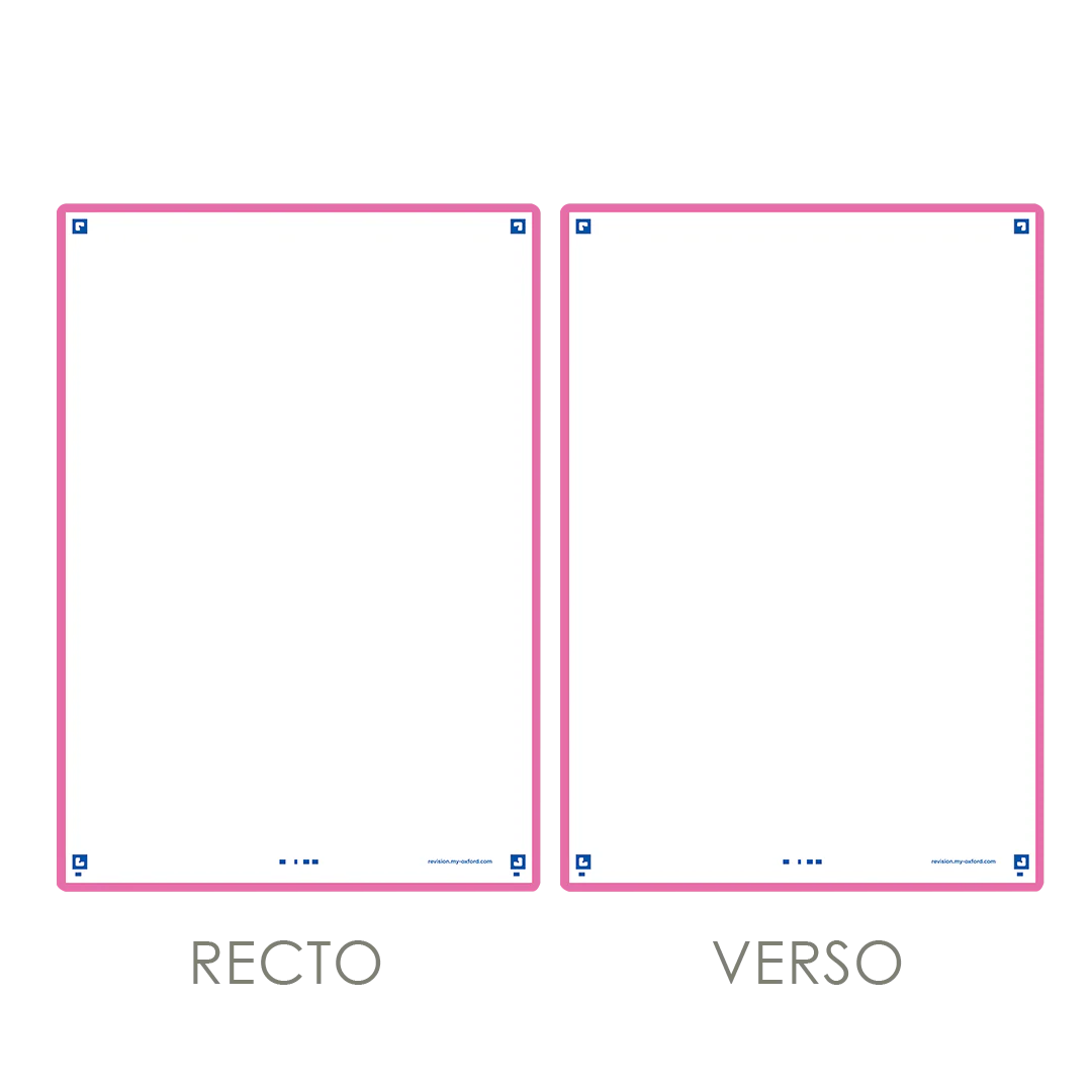 Fiches Bristol REVISION 2.0 OXFORD # 50 fiches de révision 14,8 x 21 cm - uni blanc - Image 55