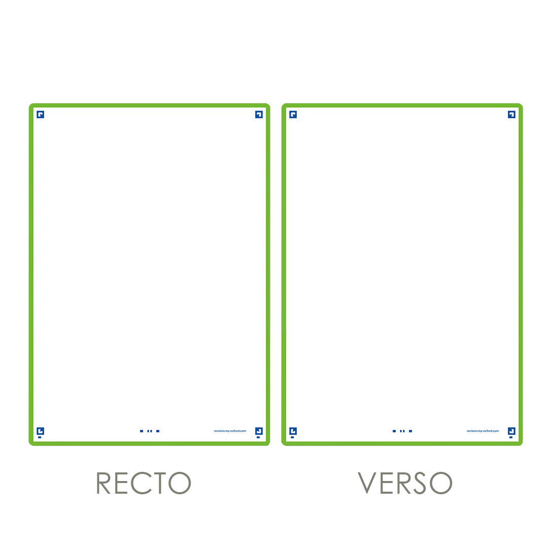 Fiches Bristol REVISION 2.0 OXFORD # 50 fiches de révision 14,8 x 21 cm - uni blanc - Image 79