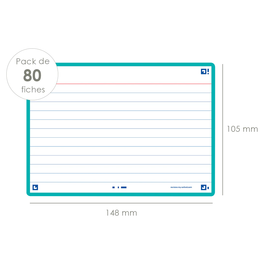 Flashcards FLASH 2.0 OXFORD # 80 cartes 10,5 x 14,8 cm - ligné - Image 102