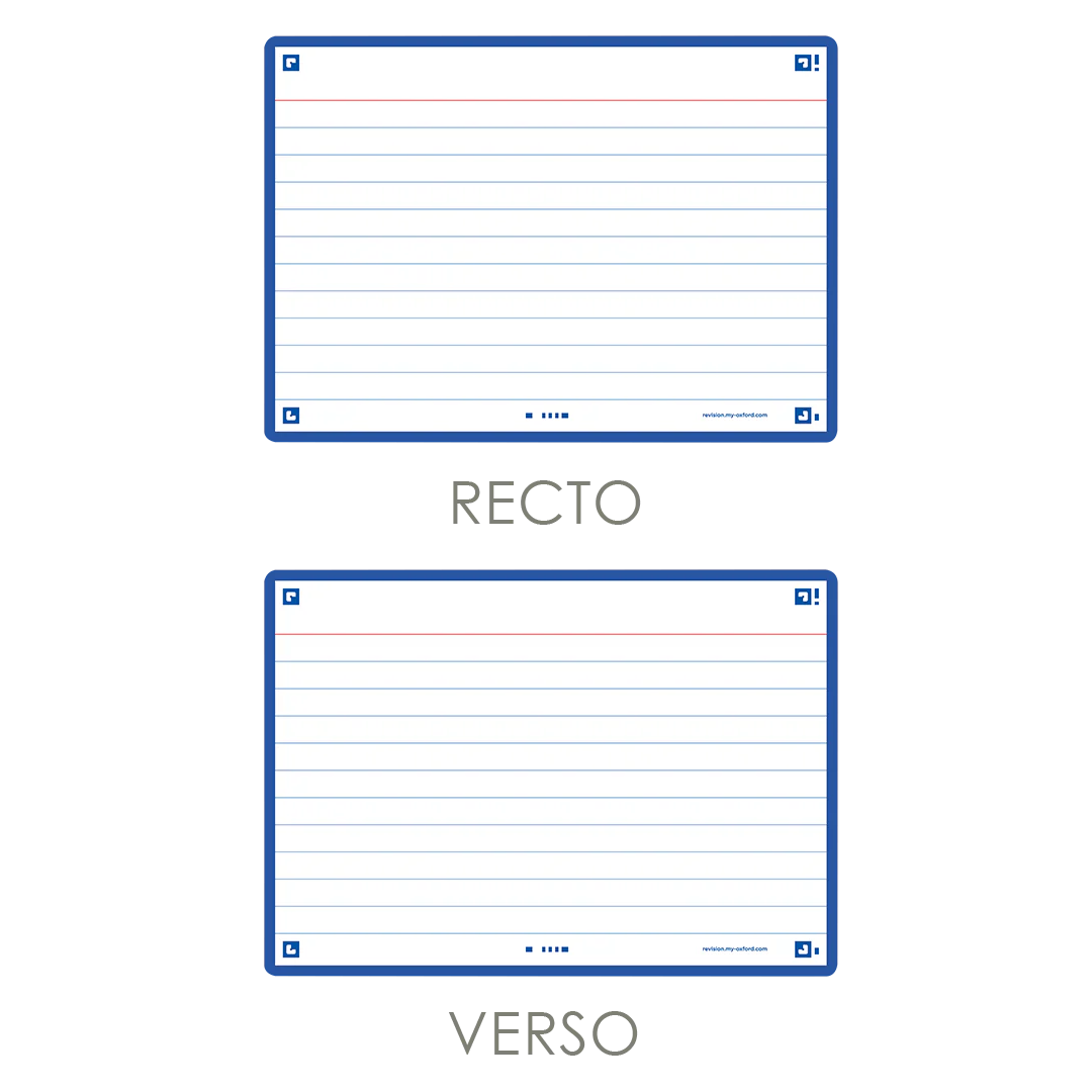 Flashcards FLASH 2.0 OXFORD # 80 cartes 10,5 x 14,8 cm - ligné - Image 20