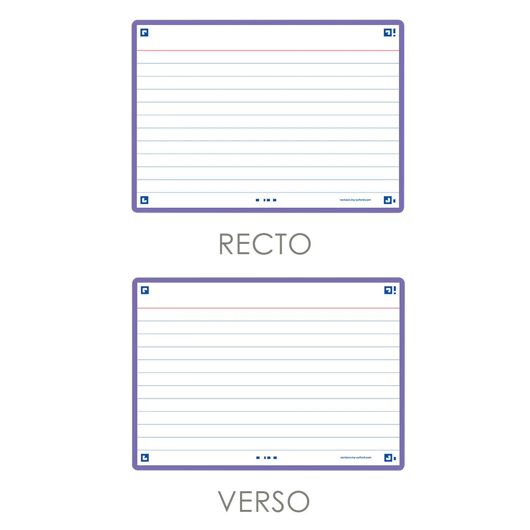 Flashcards FLASH 2.0 OXFORD # 80 cartes 10,5 x 14,8 cm - ligné - Image 39