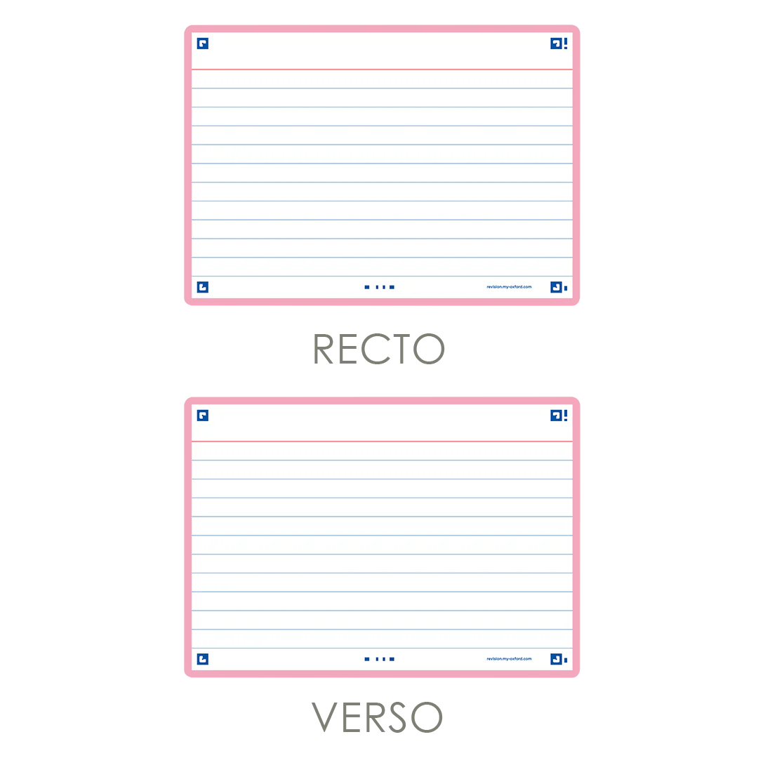 Flashcards FLASH 2.0 OXFORD # 80 cartes 10,5 x 14,8 cm - ligné - Image 4