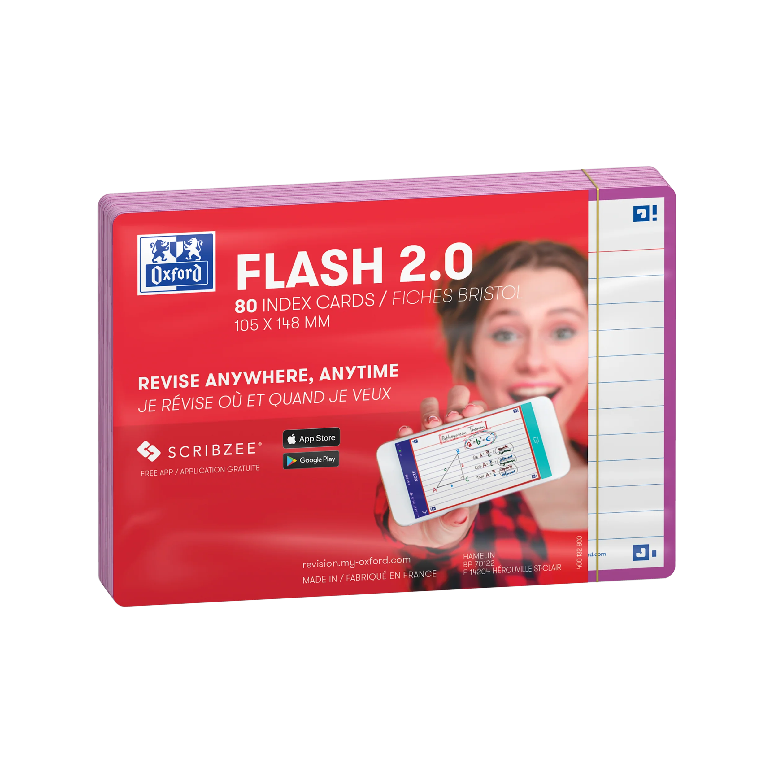 Flashcards FLASH 2.0 OXFORD # 80 cartes 10,5 x 14,8 cm - ligné - Image 46