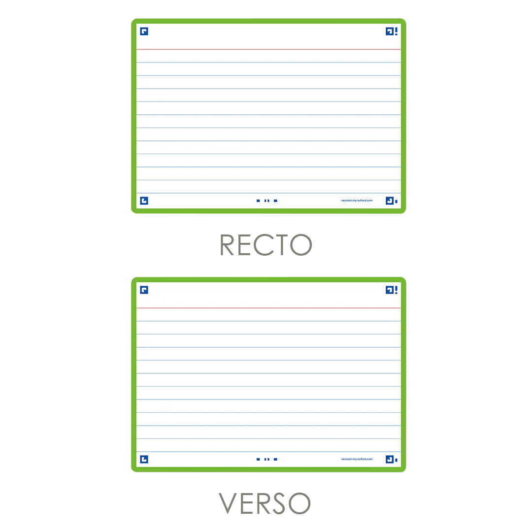 Flashcards FLASH 2.0 OXFORD # 80 cartes 10,5 x 14,8 cm - ligné - Image 99