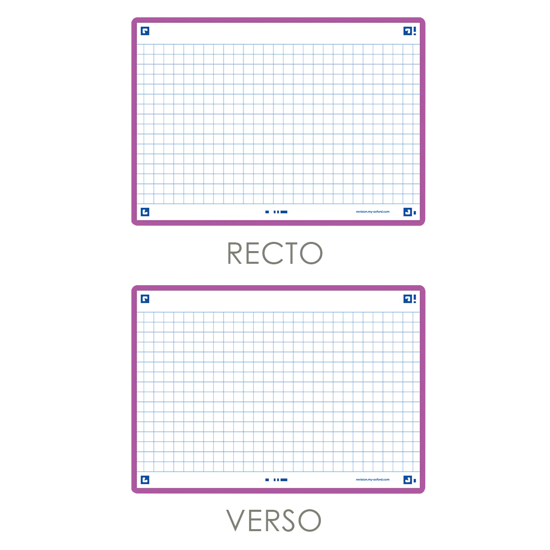 Flashcards FLASH 2.0 OXFORD # 80 cartes 10,5 x 14,8 cm - petits carreaux - Image 50