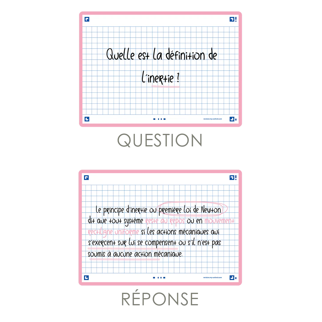 Flashcards FLASH 2.0 OXFORD # 80 cartes 10,5 x 14,8 cm - petits carreaux - Image 55