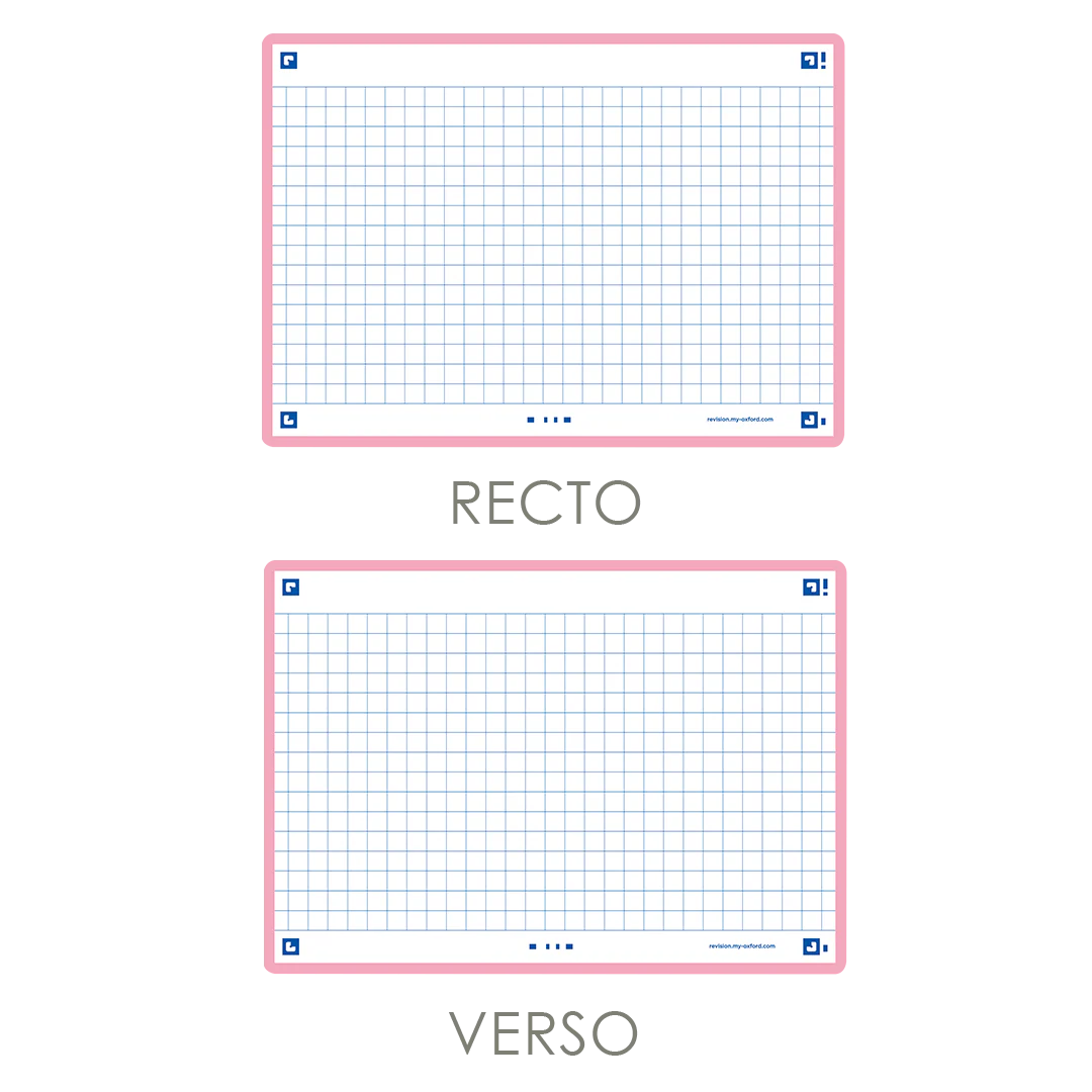 Flashcards FLASH 2.0 OXFORD # 80 cartes 10,5 x 14,8 cm - petits carreaux - Image 60