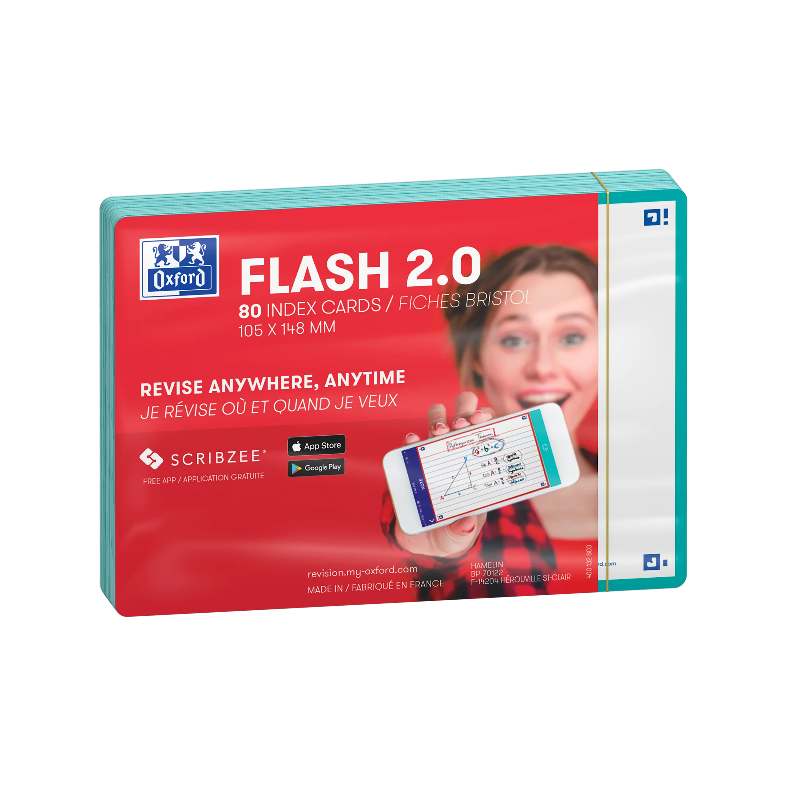 Flashcards FLASH 2.0 OXFORD # 80 cartes 10,5 x 14,8 cm - uni blanc - Image 106
