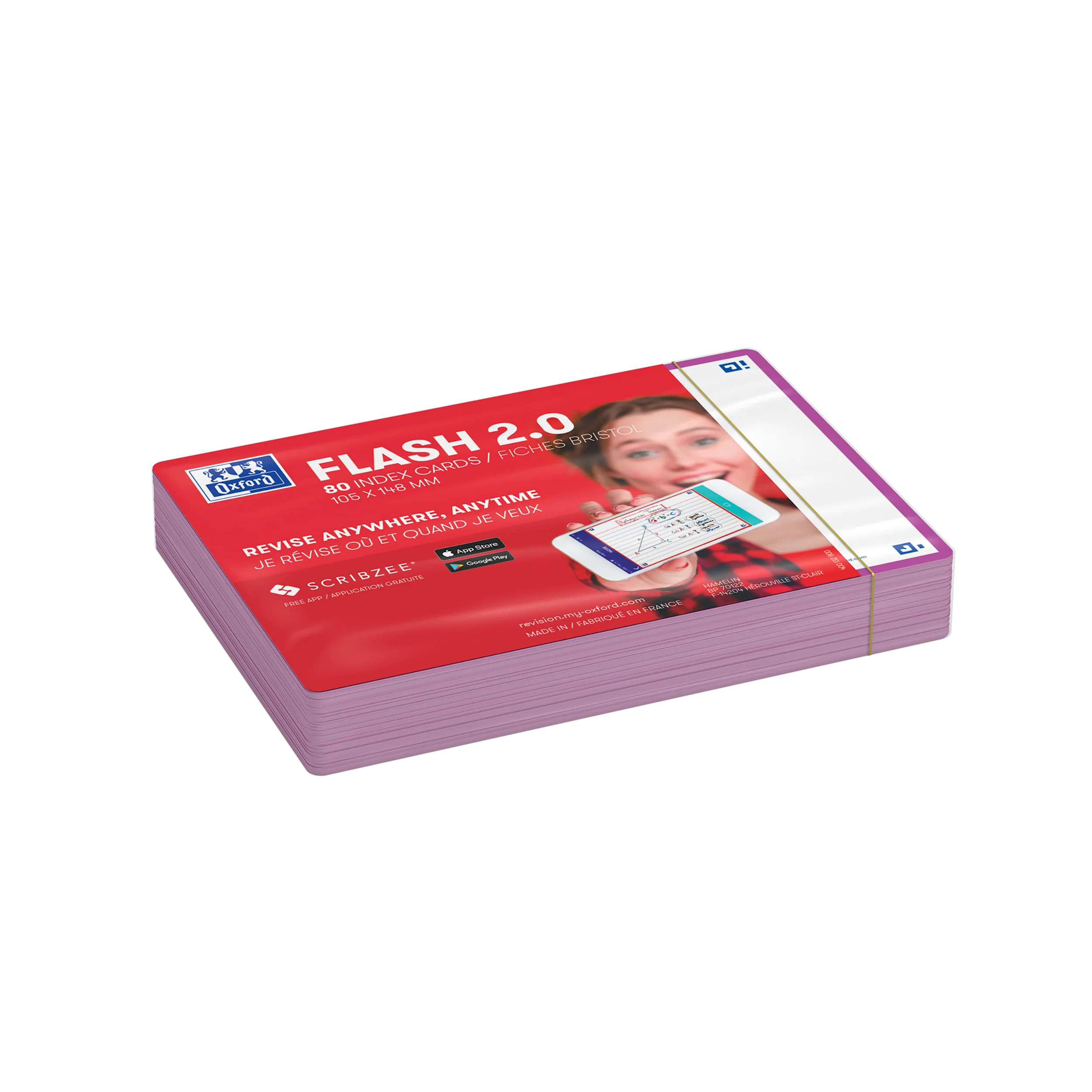 Flashcards FLASH 2.0 OXFORD # 80 cartes 10,5 x 14,8 cm - uni blanc - Image 38