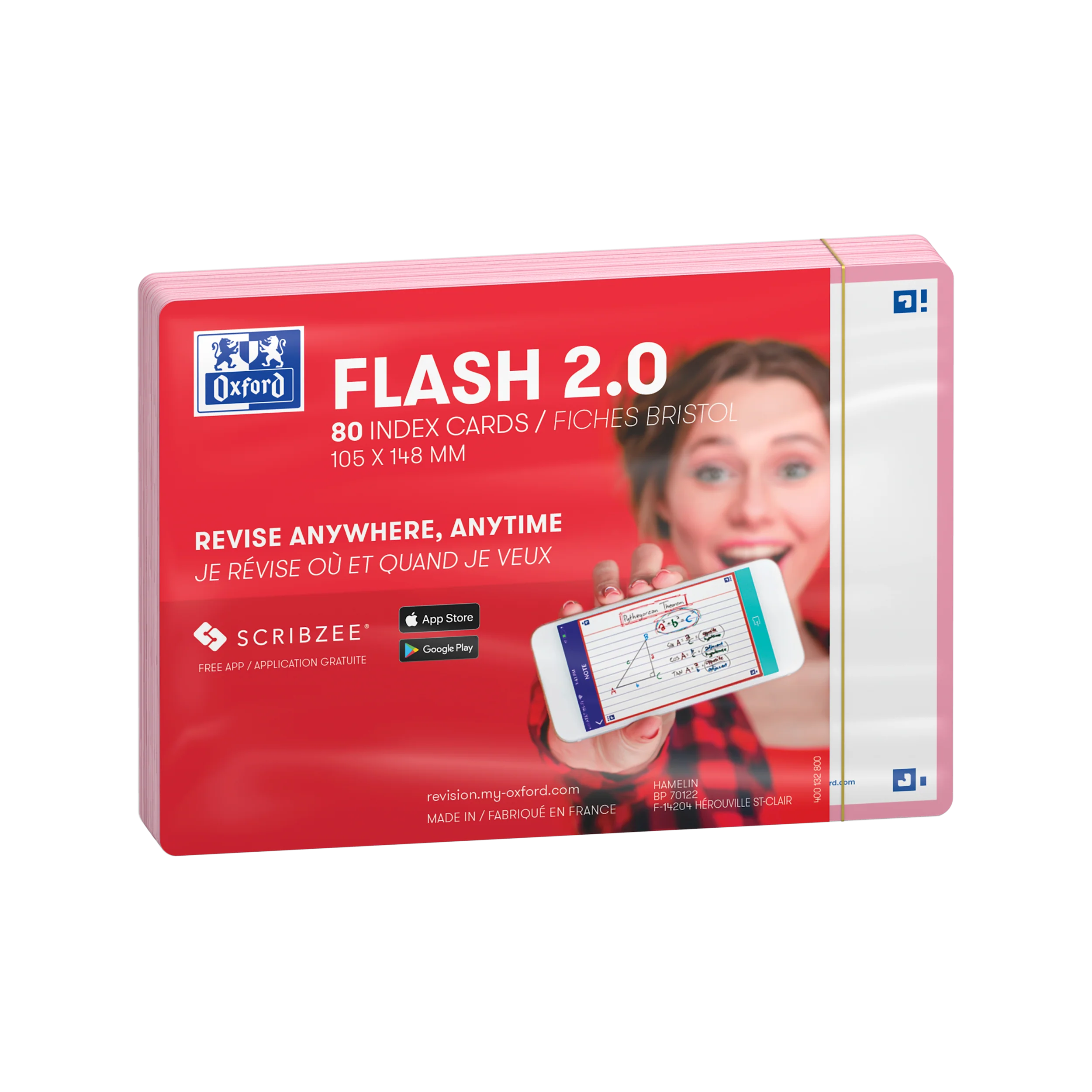 Flashcards FLASH 2.0 OXFORD # 80 cartes 10,5 x 14,8 cm - uni blanc - Image 46