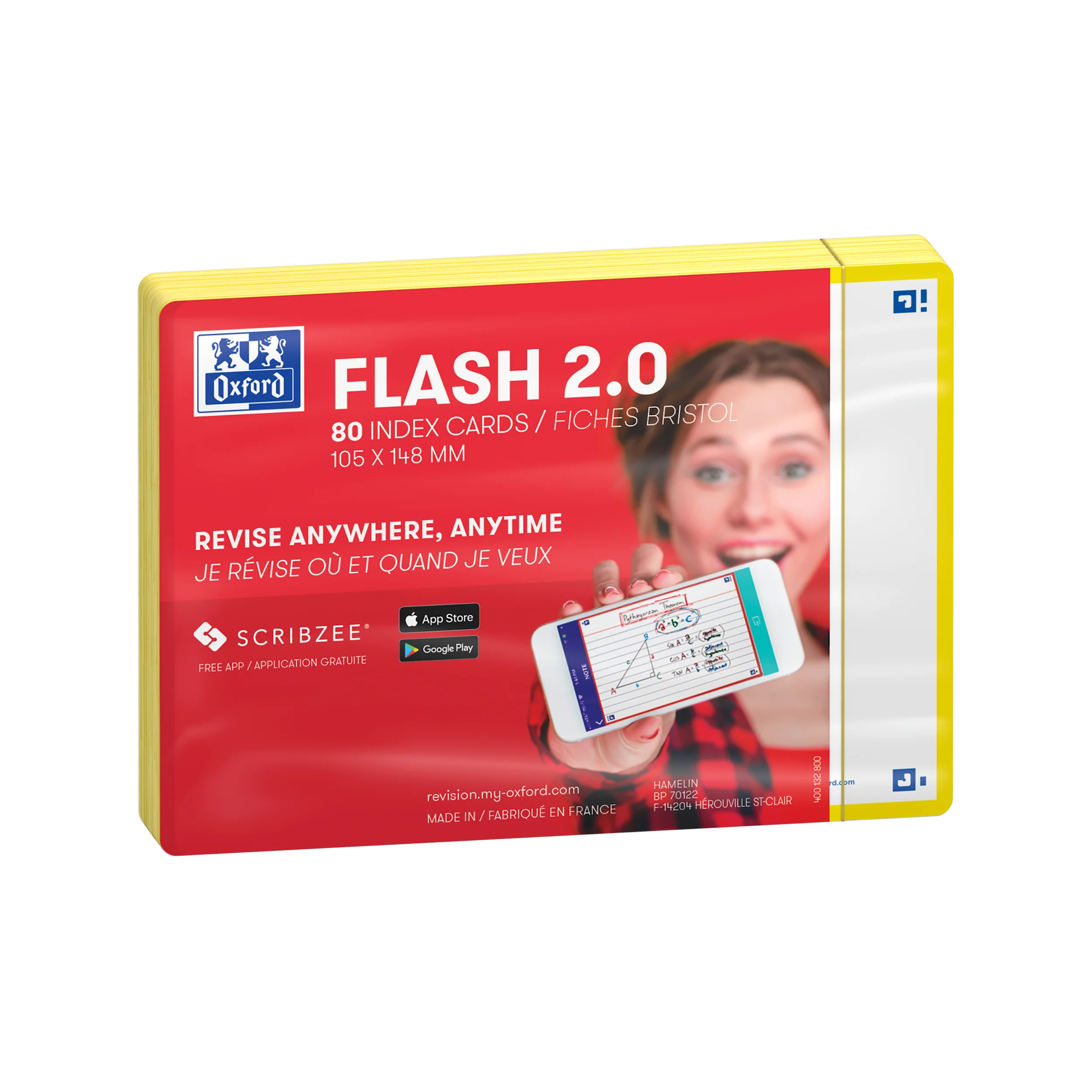 Flashcards FLASH 2.0 OXFORD # 80 cartes 10,5 x 14,8 cm - uni blanc - Image 86