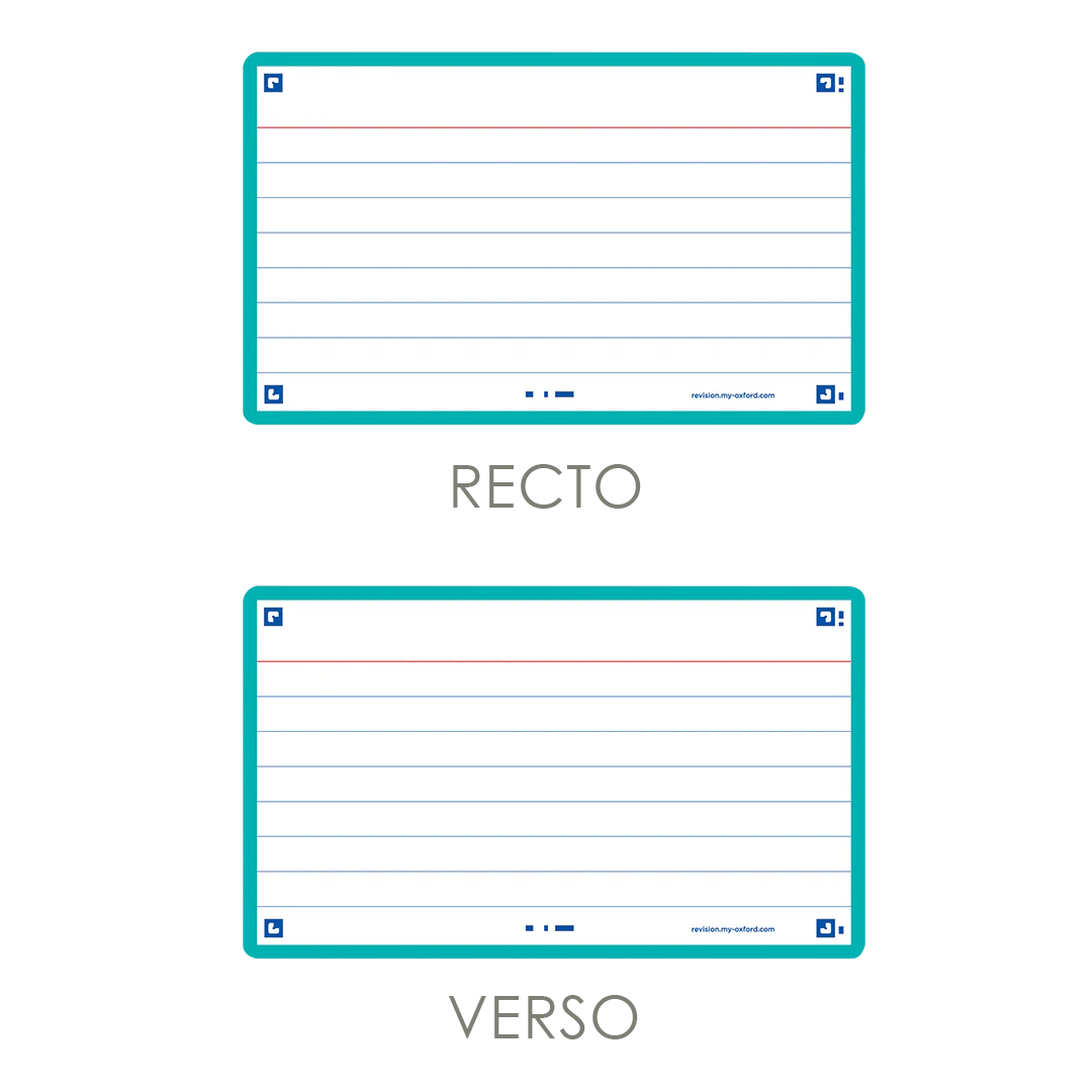 Flashcards FLASH 2.0 OXFORD # 80 cartes 7,5 x 12,5 cm - ligné - Image 105