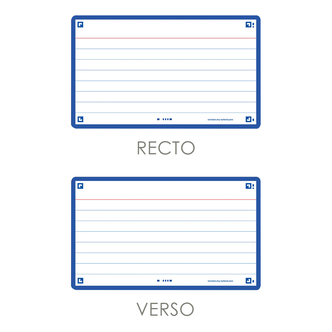 Flashcards FLASH 2.0 OXFORD # 80 cartes 7,5 x 12,5 cm - ligné - Image 26
