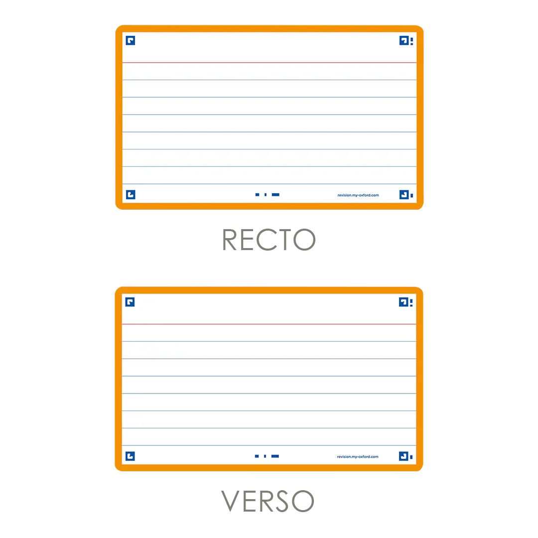 Flashcards FLASH 2.0 OXFORD # 80 cartes 7,5 x 12,5 cm - ligné - Image 79