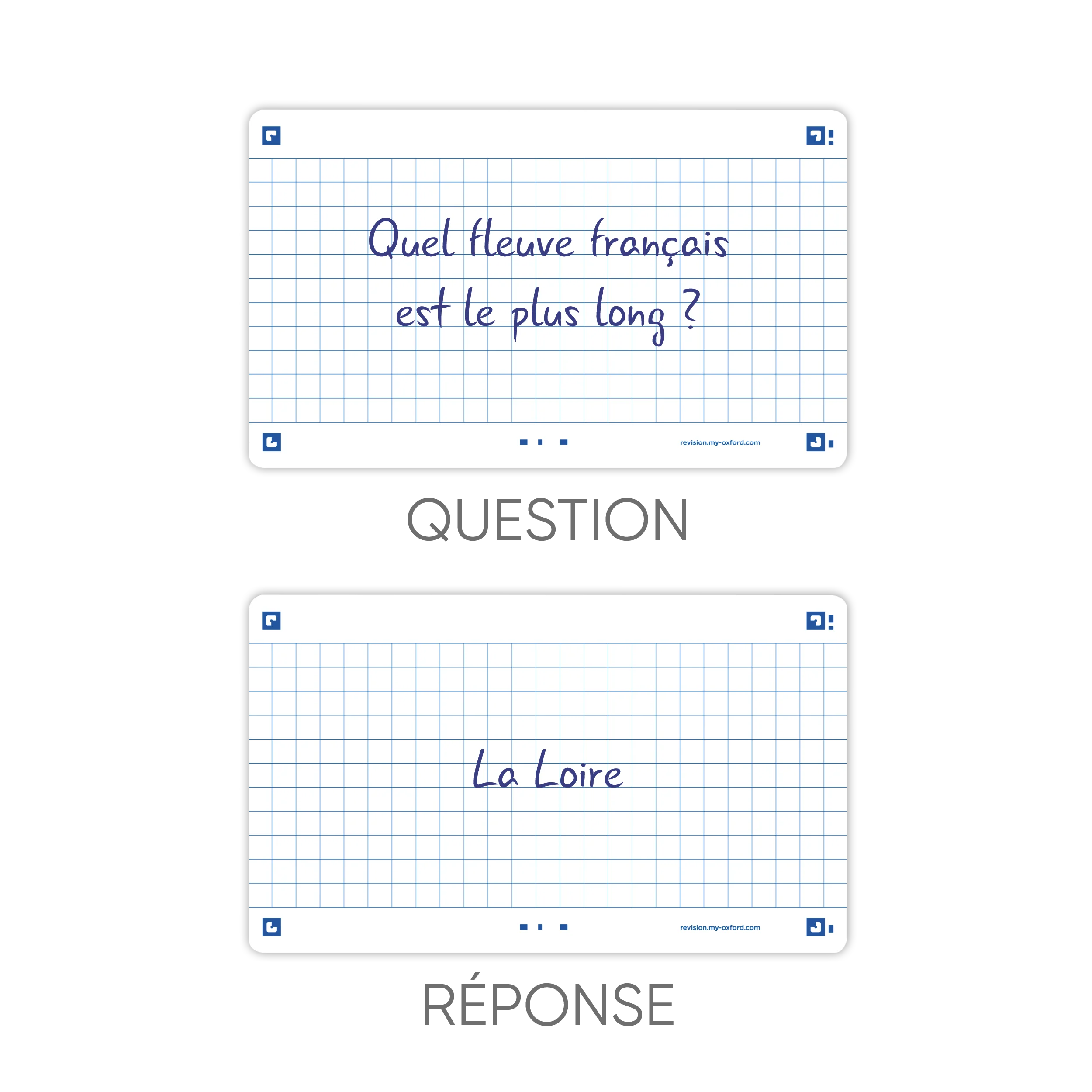 Flashcards FLASH 2.0 OXFORD # 80 cartes 7,5 x 12,5 cm - petits carreaux - Image 106