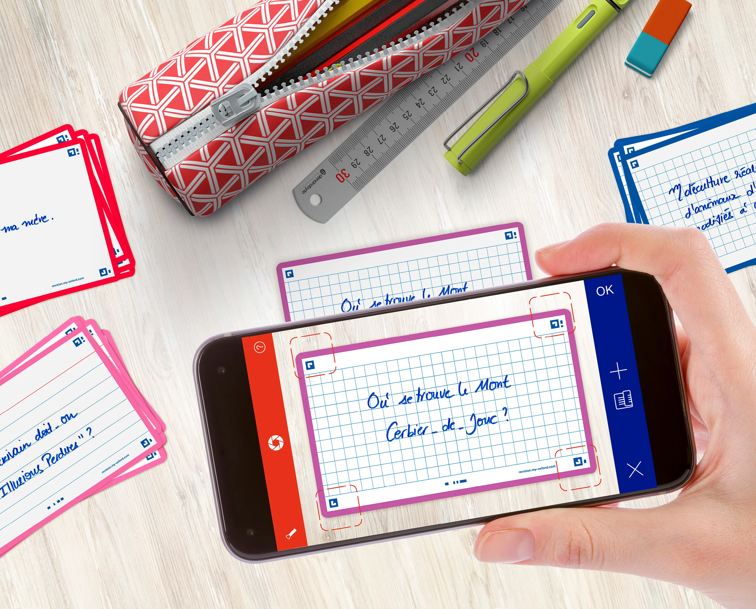Flashcards FLASH 2.0 OXFORD # 80 cartes 7,5 x 12,5 cm - petits carreaux - Image 23