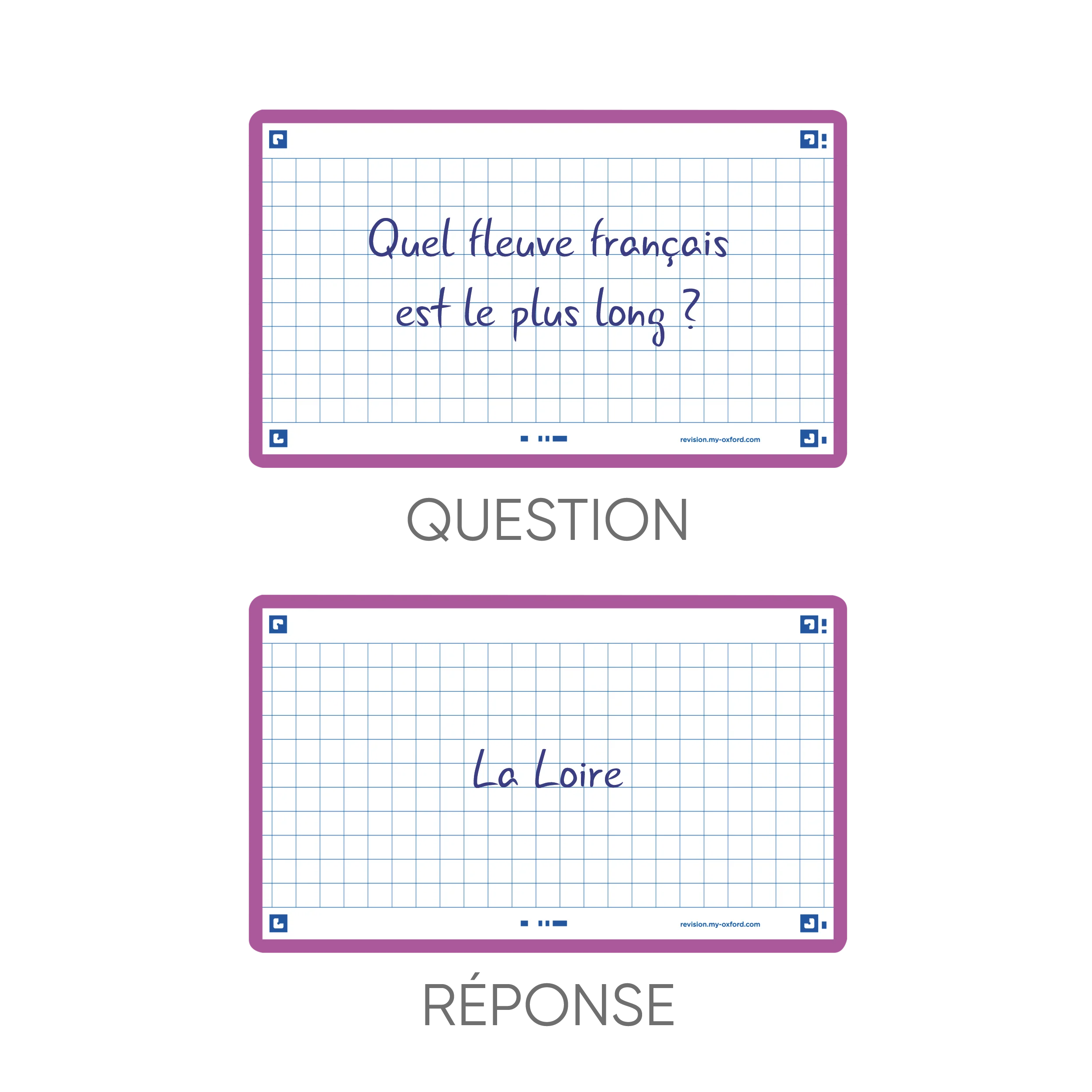 Flashcards FLASH 2.0 OXFORD # 80 cartes 7,5 x 12,5 cm - petits carreaux - Image 25