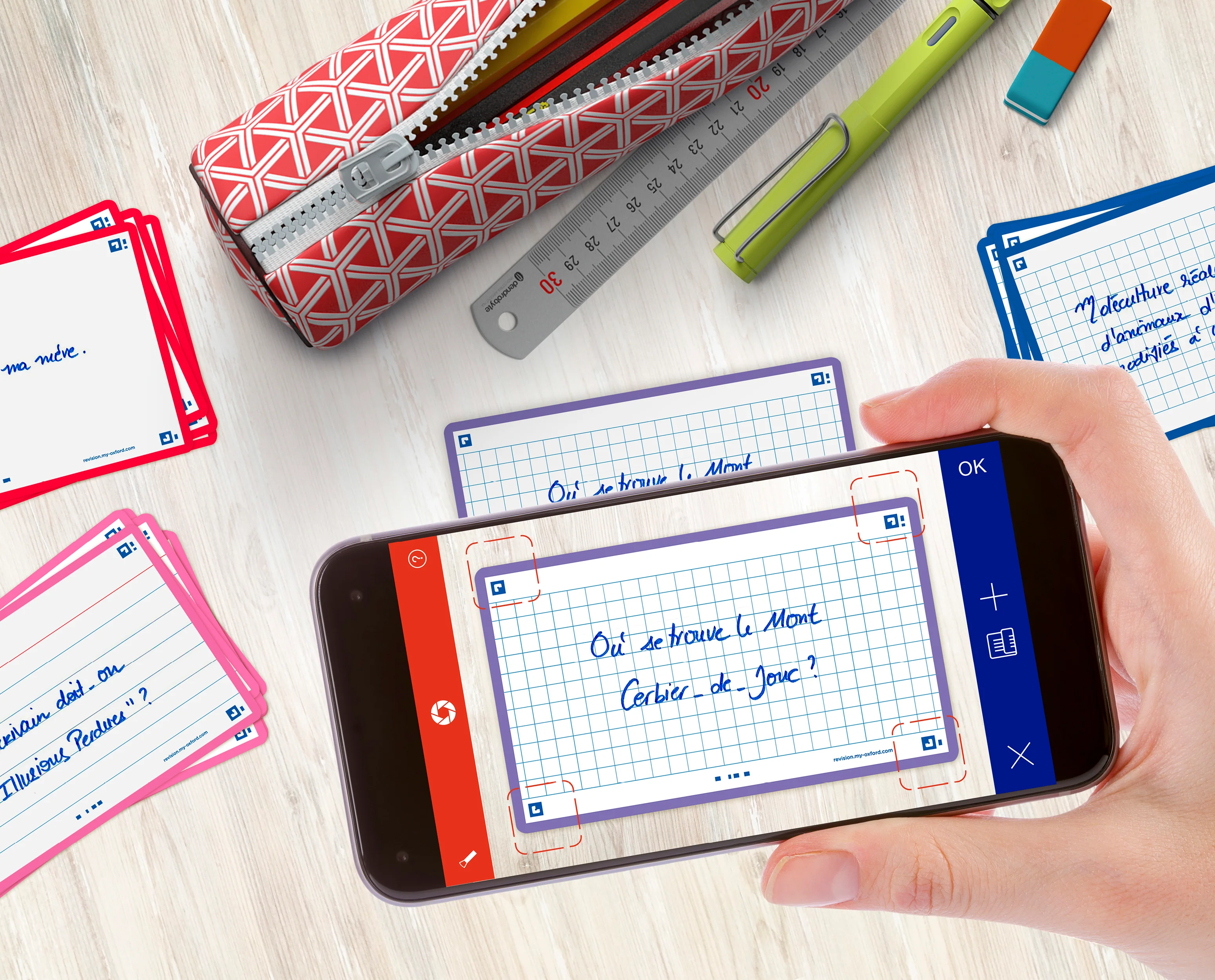 Flashcards FLASH 2.0 OXFORD # 80 cartes 7,5 x 12,5 cm - petits carreaux - Image 33