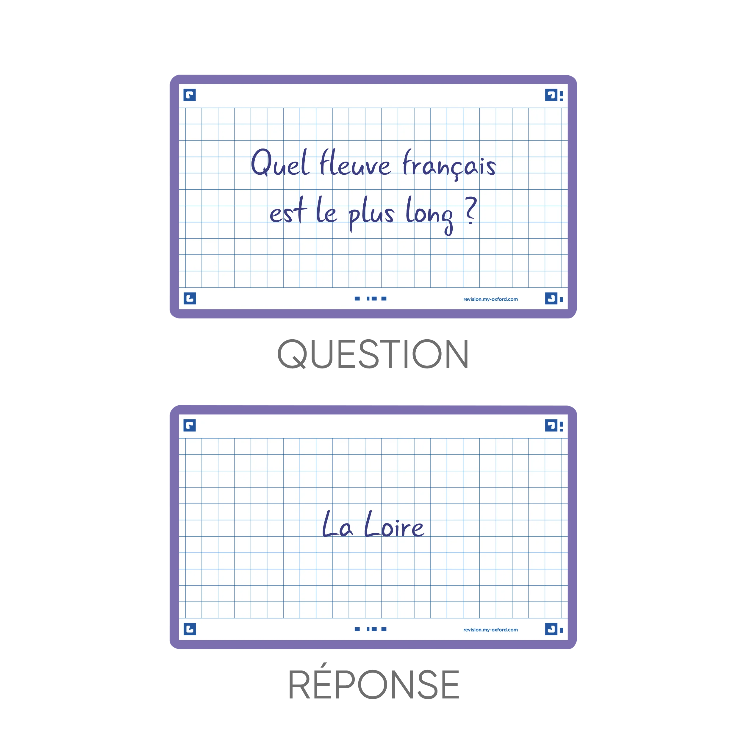 Flashcards FLASH 2.0 OXFORD # 80 cartes 7,5 x 12,5 cm - petits carreaux - Image 34