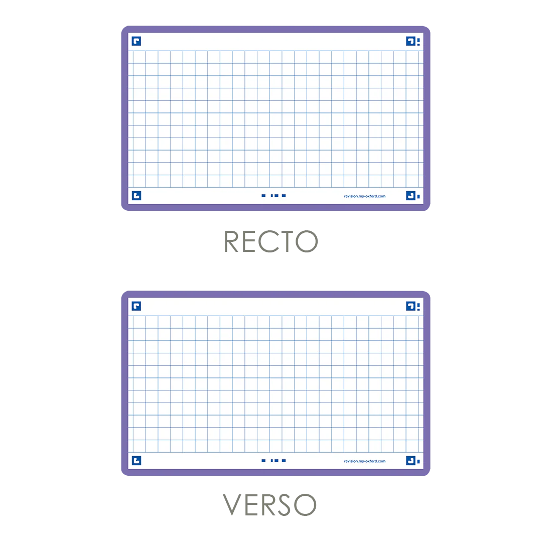 Flashcards FLASH 2.0 OXFORD # 80 cartes 7,5 x 12,5 cm - petits carreaux - Image 37