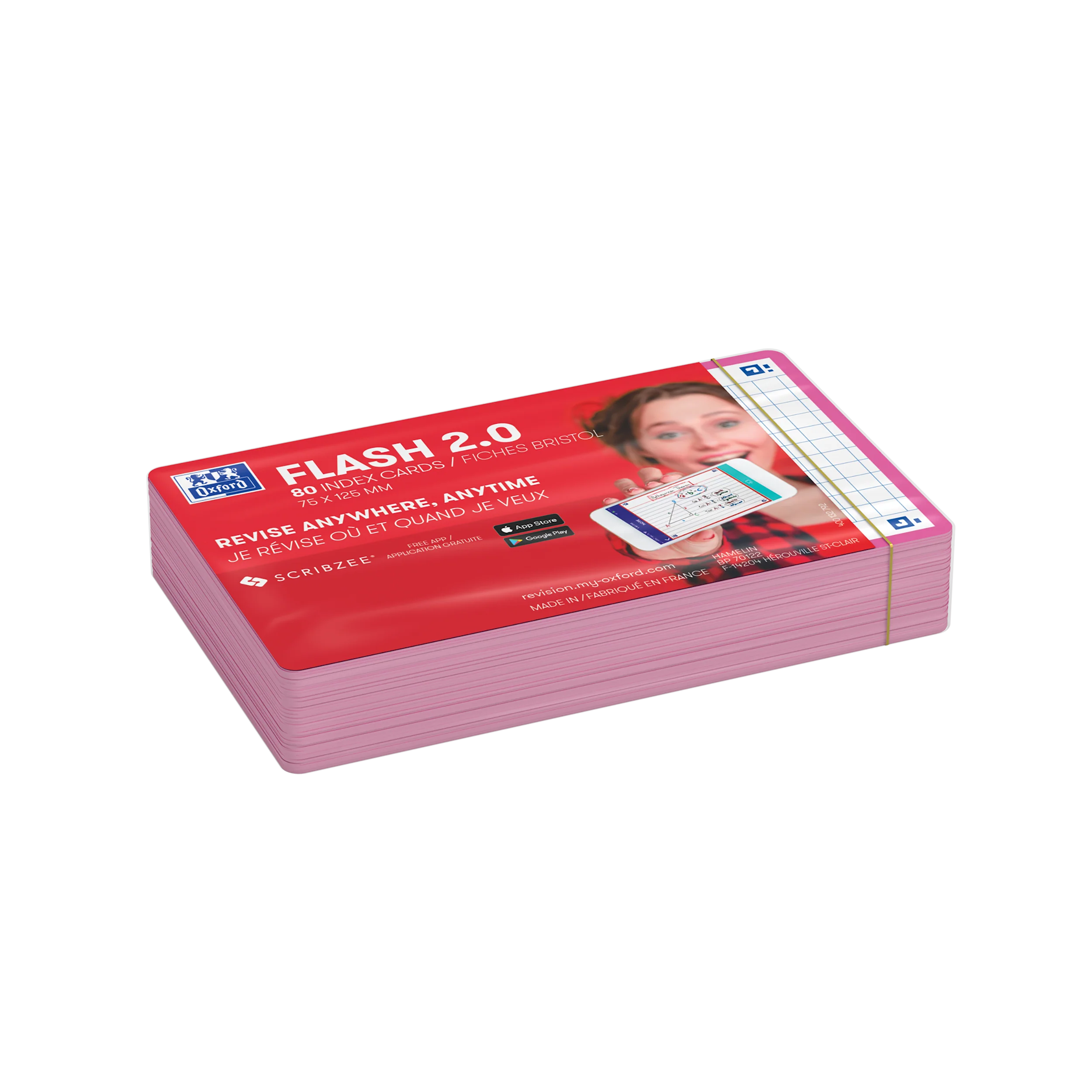 Flashcards FLASH 2.0 OXFORD # 80 cartes 7,5 x 12,5 cm - petits carreaux - Image 65