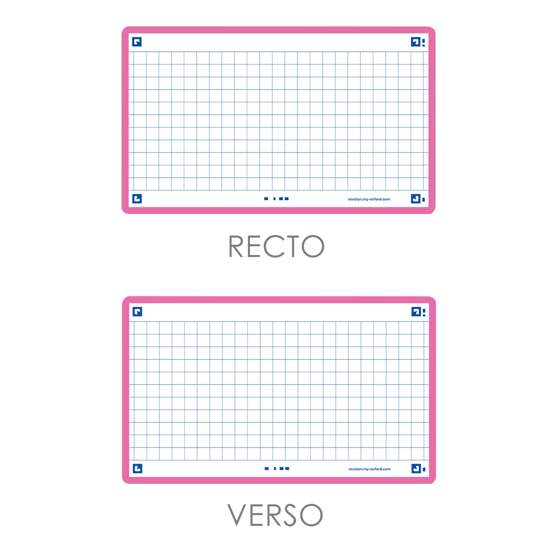 Flashcards FLASH 2.0 OXFORD # 80 cartes 7,5 x 12,5 cm - petits carreaux - Image 66