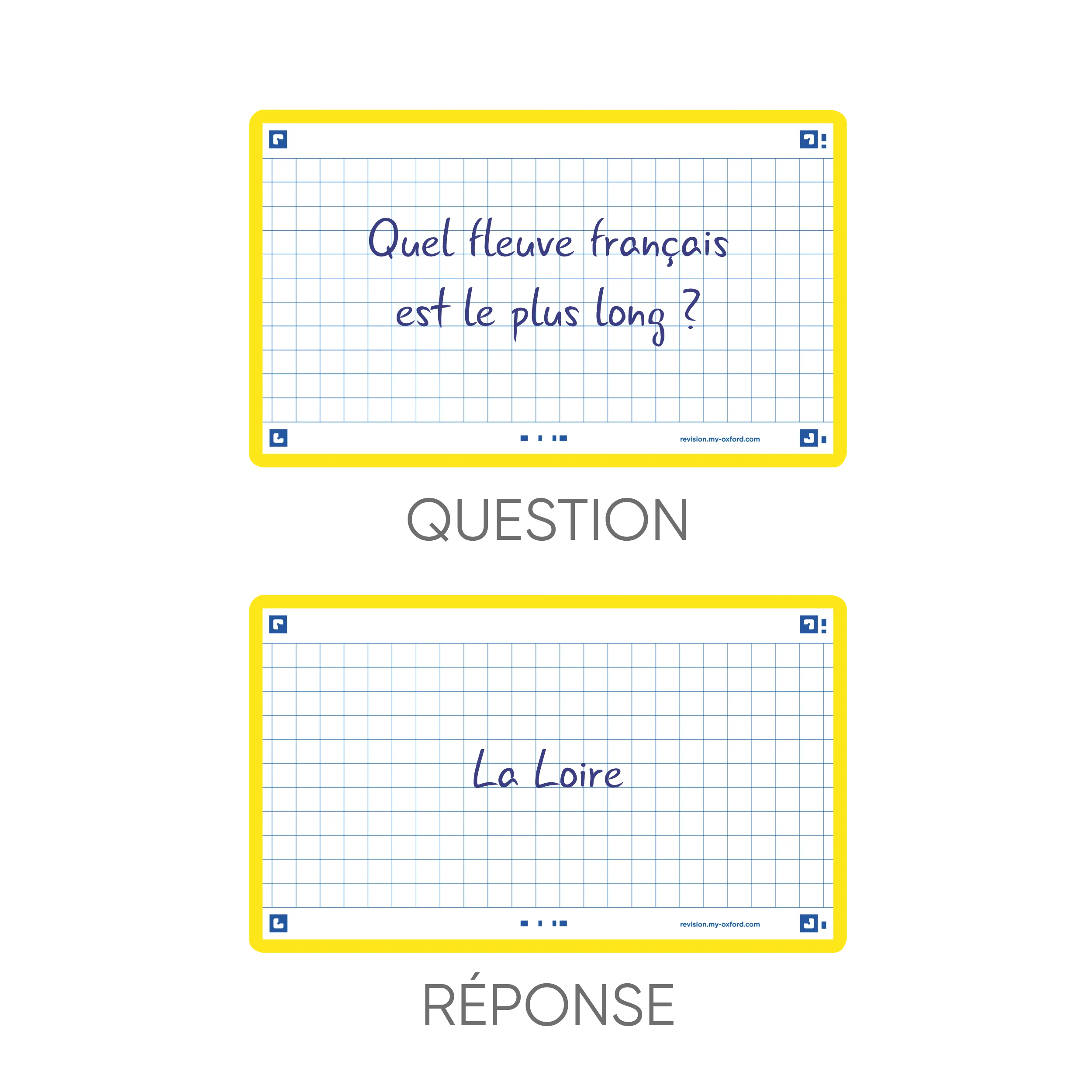Flashcards FLASH 2.0 OXFORD # 80 cartes 7,5 x 12,5 cm - petits carreaux - Image 80