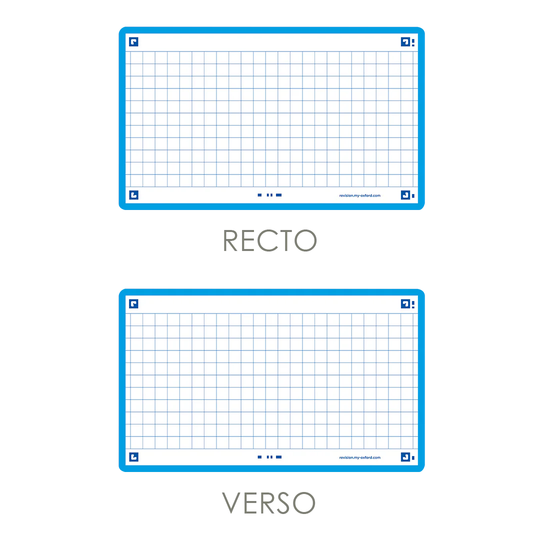 Flashcards FLASH 2.0 OXFORD # 80 cartes 7,5 x 12,5 cm - petits carreaux - Image 9