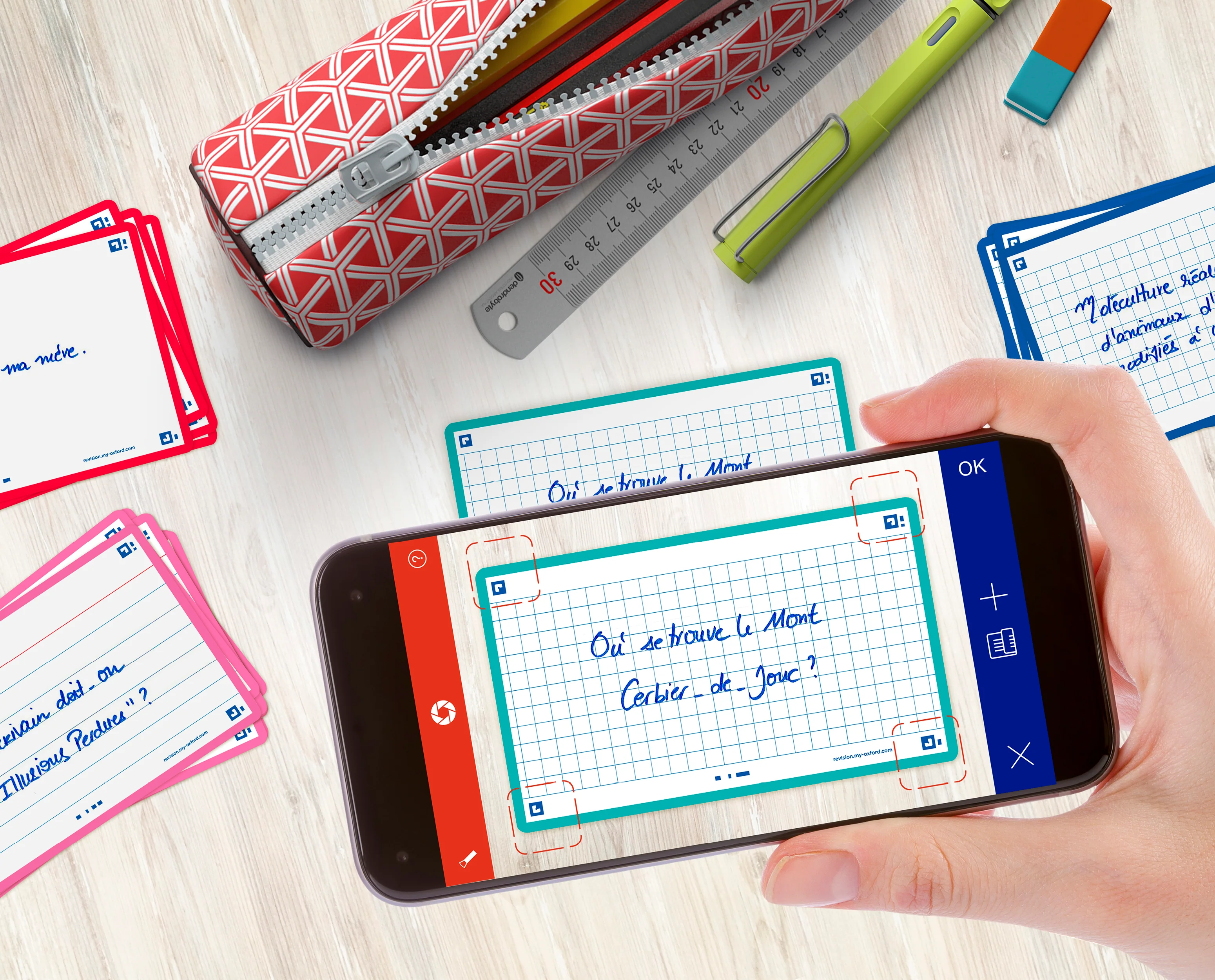 Flashcards FLASH 2.0 OXFORD # 80 cartes 7,5 x 12,5 cm - petits carreaux - Image 97